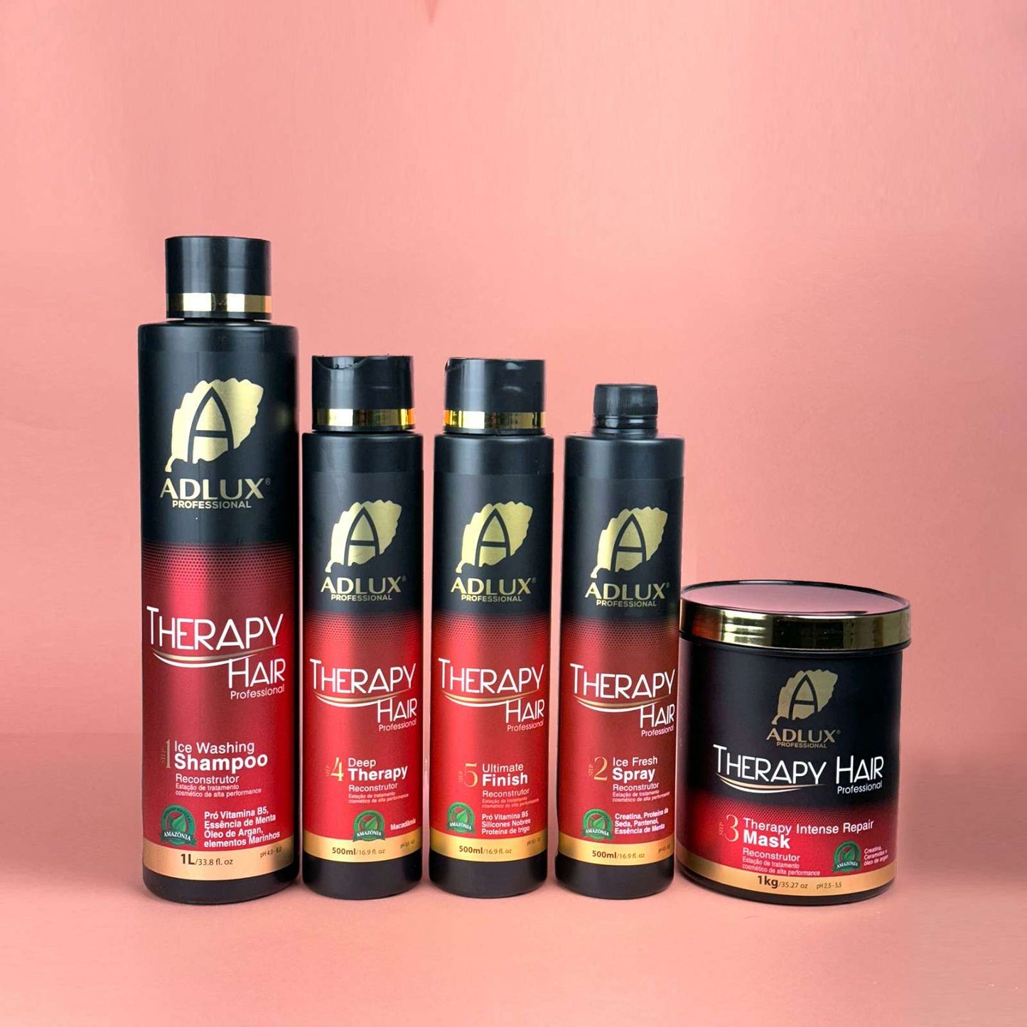 Kit Therapy Hair Profissional – 5 Passos (Lançamento)