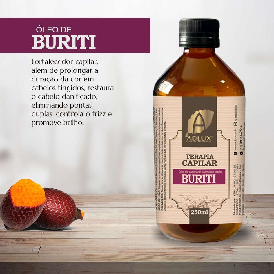 Óleo Vegetal de Buriti  250ML